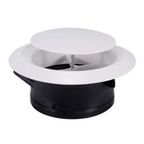 Adjustable 6Inch Round Vent Cover Adjustable Exhaust Vent Ducting Ventilation Grilles for Ceiling V1370-AZ4-12554
