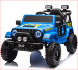 12V Gravity Kids Electric Ride On Car/Jeep Blue V580-TY619-BL