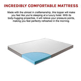 Queen Cooling Gel Memory Foam Mattress Topper CertiPUR-US Certified Foam V63-835381