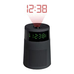 Sleek Projector Alarm Clock & Radio - Projects the Time onto the Ceiling V196-CR72