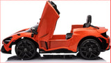 12V Licensed McLaren 765LT Kids Ride On Sports Electric Car V580-CAR-OZ-MCL-ORG