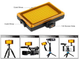 1800Lm Led Studio Light For Vlogging & Photography With Magnet Filters - Canon / Nikon Dslr PRL-6904UP