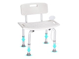 Shower Chair, Shower Seat with Back, Adjustable Height Shower Stool, Shower Chair for Inside Shower V952-LYYFXLHJPESWYQ55WV0