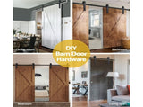 Cefito Sliding Barn Door Hardware Track Set 4m GA-SDOOR-D-4M