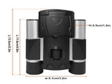 Silver and Black HD Digital Camera Binoculars 8X Zoom - Record Video & Photos with LCD Screen, V888-ELOSUNG27373