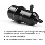 Universal Manual Turbo Boost Controller, Adjustable 0-60 Psi Aluminum Alloy Turbo Engine Controller V1188-MS-227-1057