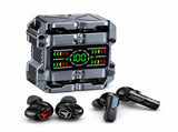 Wireless Earbuds 2 Pairs in 1 Charging Case with LED Display 40H Total Playtime, Gaming & Music, V1337-VS-PKVJ-WLW6