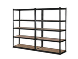 Giantz 2x1.5M Garage Shelving Warehouse Rack Pallet Racking Storage Shelve Black WR-E-7X15-BK-FC2
