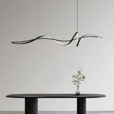 BAMDECOR A036 Modern LED Linear Pendant Lights with Dimmable LED and Adjustable Hanging Length 160cm V255-A36-L160-A