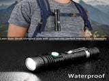 LED Tactical Flashlight Rechargeable,IPX6 Waterproof Flashlight,2000lm,Super Bright V1192-AZ-W-30999