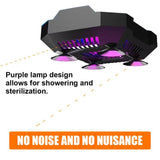 Portable Cordless Camping Shower - Rechargeable 5400mAh Electric Shower Pump with 3 Modes 2m Hose V1308-DSZKI-607