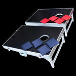 Bean Bag Toss Cornhole Game Set Aluminium Frame Portable Design V63-821073