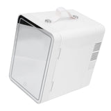 Mini Skincare Fridge with LED Mirror 3 Levels Dimmable 6L Cooler Warmer Portable Handle Makeup Small V1294-YM0901-3113240267512