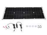35W Solar Panel Portable USB Solar Panel Charger with Lightweight Thin Design for Vehicles Boats V1294-YM3114220081711-0421