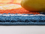 Sardine Can Bath Mat, Blue Bathroom Rugs for Bedroom, Soft Washable Rug Non Slip Cute Kitchen Bath V1258-DP02-C-555