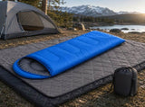 2-in-1 Winter Camping Warmth Kit with Carry 210 * 75cm Blue Portable Waterproof Warm Sleeping V888-ELOSUNG52286