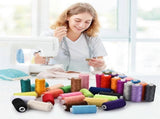 Pre-Wound Sewing Machine Thread Set 72 pcs 36 Colors Compatible 365 Meters Per Spool V1188-YGM-01501-1