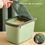 Food Storage Containers With Lids, Airtight Rice Dispenser, Large Capacity Storage Bins, BPA Free V1369-AZ3-W-15394