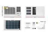 Devanti Window Air Conditioner 2.7kW WAC-09H-WH