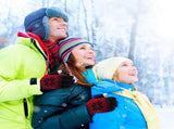 3 Pairs Touch Screen Gloves with Snow Flower Pattern, Warm Knit Winter Gloves Christmas Gifts V1189-LWWAL-20260325-00025