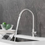 Stainless steel faucet- Single cold water tap, 28 x 17 Overall Size, cold water use, multiple spray V1189-LC-LY-00014