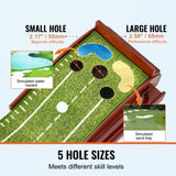Golf Putting Mat, 5 Hole Indoor Golf Putting Green, Wrinkle-Free Golf Training Aid, Mini Golf Set V952-ZFXKZDHQTGDLXXYSPV0