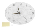 Simple Marble Wall Clock Fashion Cracked Acrylic Material UV Printing Clock Living Room Decoration V1294-YM0710-3115210161611