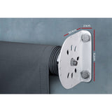 Instahut 1.8X2.5M Outdoor Blinds Awning Roll Down Canopy Retractable Outdoor Blinds Window Shade AWN-B-DOWN-PS-18-GREY