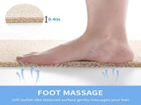 Non Slip Shower Mat PVC Loofah Foot Scrubber With Drainage Holes Fast Drying Bathroom Tub Floor Mat V1237-ZY-807-251