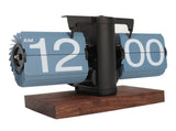 Digital Flip Down Clock Retro Automatic Turning Battery Operated Mechanical Clock for Home Room V1294-YM0710-3115230113212