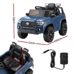 Kids Electric Ride On Car Toyota Tacoma Off Road Jeep Toy Cars Remote 12V Blue RCAR-LS-TOYO-BU