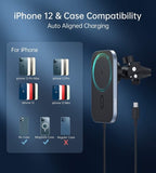 CHOETECH T200F-201 15W MagLeap Magnetic Wireless Car Charger Holder with 1M Cable V28-ELECHOT200F201
