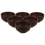 Handmade Clay Tea Cups Set of 6, Small Individual Ceramic Teacups for Traditional Chinese Tea V1369-AZ3-W-17012