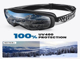 OutdoorMaster Ski Goggles with Cover Snowboard Snow Goggles OTG Anti-Fog -100% UV Protection-OM-18 V1168-NR-2MIW-ONW8