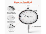 Dial Test Indicator and Bore Gauge Measuring Tool Set, Dial Indicator 0.03 Accuracy, 50.8-152.4 V952-NJCLGJGJDNJBWDXZQ001V0