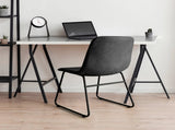 Levede 2x Dining Chairs Kitchen Table Black CH1111-2-BK
