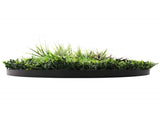 Slimline Artificial Green Wall Disc Art 100cm Grassy Fern UV Resistant V637-DP9853