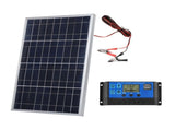 Solar Panel 10W 12V Polycrystalline Silicon Solar Panel with Controller for Camping Outdoor V1294-YM0901-3111250057311
