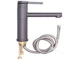 G1/2 Above Counter Basin Pull Out Faucet Set Cold Hot Mixing Water Tap with Water Pipes for Home V1294-YM0523-3112210104511