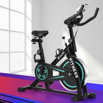 Everfit Spin Bike Exercise Bike 10kg Flywheel Fitness Home Gym 150kg capacity EB-B-SPIN-02-BK