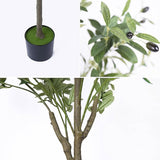 150cm Artificial Olive Tree Tall Realistic Faux Green Indoor Plant for Home & Office V63-931361