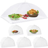 6 pcs Foldable Food Cover Anti-Fly Mesh Food Cover Tent Umbrella Anti-Insect Protection For Bbq V1188-MS-227-0606