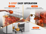Commercial Orange Juicer Machine, 120W Automatic Juice Extractor, Stainless Steel Orange Squeezer V952-TSZDJLCZJBZDVGFHDV3