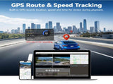 4K Front and Rear Dash Camera with WiFi GPS and Free 64GB SD Card LSB-59116