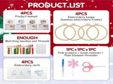 Christmas KIT,Adults Kids DIY Handmade,Hand Starter Kits with Stamped V1366-AZ2-W-18876