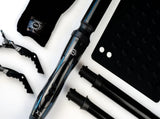 H2D X3 Professional Hair Curling Wand Ceramic Curler Roller - Black V563-BX3
