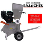 15HP Engine Wood Chipper Garden Mulcher Shredder Mulch Chip Tree Branch V379-WODCHPER015001