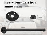 12 Set 12 Inch Industrial Pipe Clothing Rack with Screws Set Wall Mounted Industrial Pipe Clothes V1258-DP02-C-2291