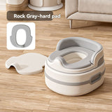 children's toilet, multifunctional potty, kids bathroom accessory, toilet training aid, Zibang V1106-113-06087-GRY-SOFTCUSHION