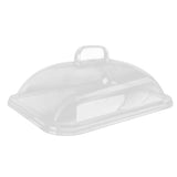 Splatter Cover Clear Transparent Acrylic Dustproof Rectangle Shape Convenient Practical Home Plate V1294-YM0626-3118220300612